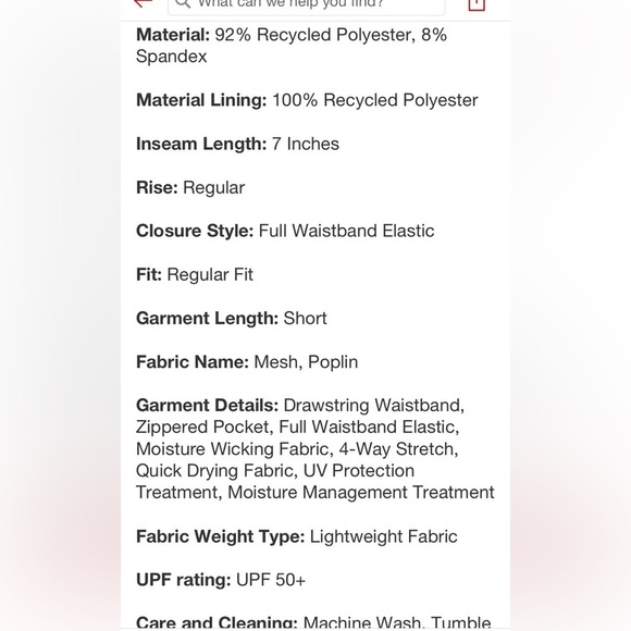 Men's Cargo Shorts 7" - All In Motion™
Black Onyx L new - Picture 5 of 5